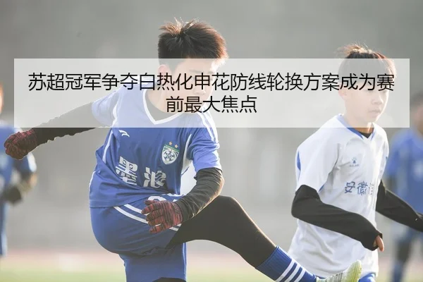 苏超冠军争夺白热化申花防线轮换方案成为赛前最大焦点 - kaiyun